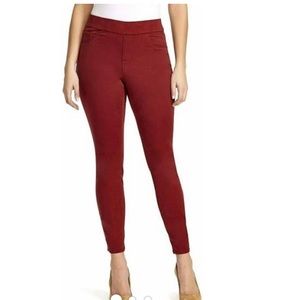 Nine west Heidi pull on skinny pants cherrywine